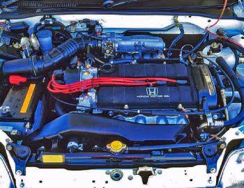 Sob o capô Honda Civic Si Hatchback [Japan] (EF) '09.1987–08.1989