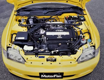 Sob o capô Honda Civic SiR II [Japan] (EG6) '09.1991–08.1995