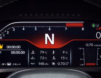 Painel Honda Civic Type-R "Racing Black Package" [Japan] '2025–pr.