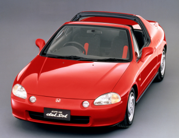 ホンダ CR-X 【delsol SiR 1992 】ミラノレッド