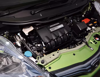 Sob o capô Honda Fit Hybrid [Japan] (GP1) '10.2010–05.2012