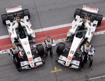 Honda RA106, Jenson Button, Rubens Barrichello, Anthony Davidson