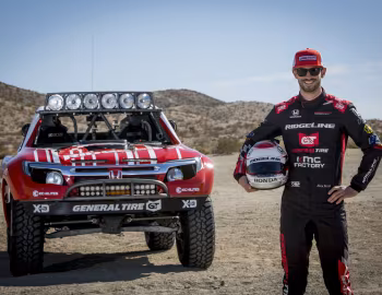 Honda Ridgeline Baja Race Truck, Alexander Rossi