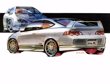 Sketch Honda Integra '2001–06