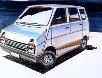 Sketch Honda Life Step Van '09.1972–10.1974