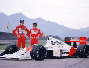 McLaren Honda MP4/5, Alain Prost, Ayrton Senna da Silva