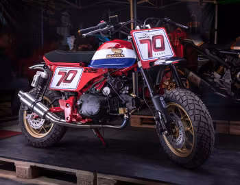 Honda Z125 Monkey Flat Tracker by Kingston Custom '09.2018