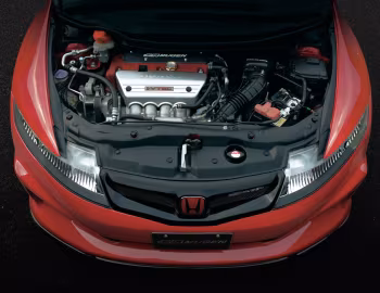 Sob o capô Mugen Honda Civic Type-R Euro [Japan] (FN2) '2009–11