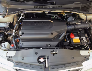 Sob o capô 2002–04 Honda Odyssey [North America] (RL1) '2001–04