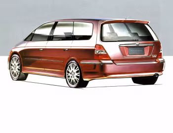 Sketch Honda Odyssey (RA6/RA9) '1999–2003