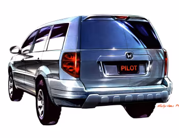 Esboço (sketch) Honda Pilot '2002–08