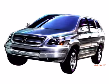 Esboço (sketch) Honda Pilot '2002–08