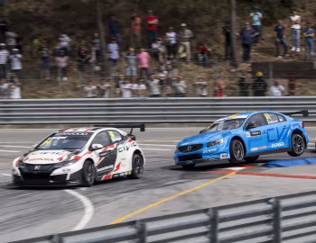 Cyan Racing Volvo S60 Polestar TC1 WTCC, JAS Motorsport Honda Civic Type R WTCC