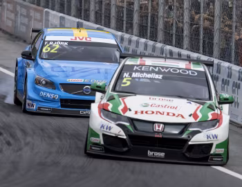 Cyan Racing Volvo S60 Polestar TC1 WTCC, JAS Motorsport Honda Civic Type R WTCC