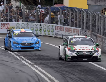 Cyan Racing Volvo S60 Polestar TC1 WTCC, JAS Motorsport Honda Civic Type R WTCC