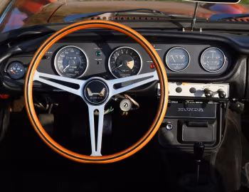 Painel frontal Honda S800 [Worldwide] '1966–68