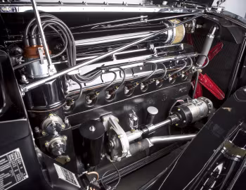 Bajo el capó Horch 853 A Sport Cabriolet von Gläser '1938