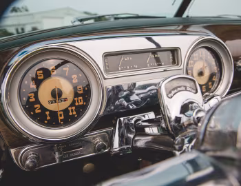 Комбинация приборов 1952 Hudson Hornet Convertible Brougham (7В)