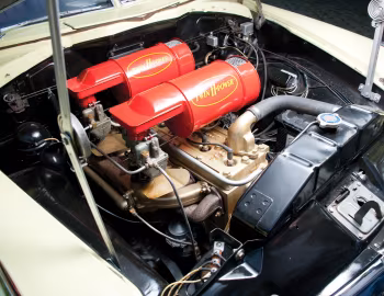 Под капотом 1951 Hudson Pacemaker Custom Brougham Convertible (4А) '1950–51