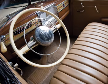 Интерьер 1946 Hudson Super Six Convertible Coupe