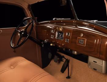 Интерьер 1937 Hudson Terraplane Business Coupe