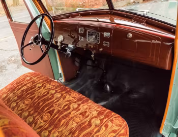 Интерьер 1937 Hudson Terraplane DeLuxe Utility Coupe