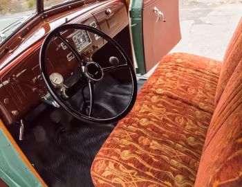 Интерьер 1937 Hudson Terraplane DeLuxe Utility Coupe