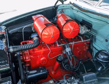 Пад капотам 1952 Hudson Wasp Brougham Coupe (5B)
