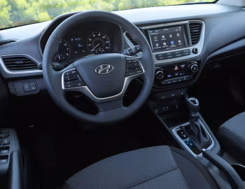 Interior 2018–22 Hyundai Accent Limited [North America] (YC) '2017–22
