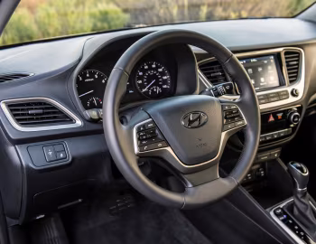 Interior 2018–22 Hyundai Accent Limited [North America] (YC) '2017–22