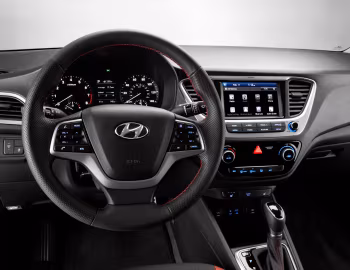 Interior 2018–22 Hyundai Accent Limited [North America] (YC) '2017–22