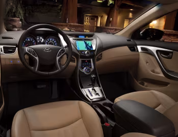 Intérieur 2011–14 Hyundai Elantra [North America] (MD) '2010–14