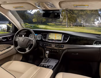 Интерьер 2014–16 Hyundai Equus [North America] '2013–16