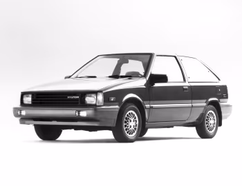 1986–87 Hyundai Excel 3-door [North America] (X1) '1985–87