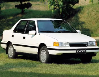 Hyundai Excel GLSi Sedan [South Korea] (X2) '1989–91