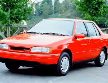 1990–92 Hyundai Excel Sedan [North America] (X2) '1989–92