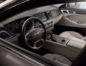 Интерьер 2015–16 Hyundai Genesis [North America] (DH) '2014–16