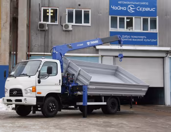 Чайка-Сервис 2784FY с крано-манипуляторной установкой TADANO ZE360 на шасси Hyundai HD78 '2013–18