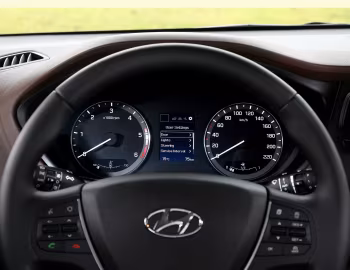 Камбінацыя прыбораў Hyundai i20 [Worldwide] (GB) '2014–18