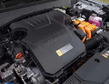 Sous la capuche Hyundai Kona Hybrid N Line [UK-spec] (SX2) '2023–pr.