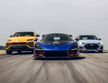 Hyundai Veloster N, McLaren Senna, Lamborghini Urus Shiny Black Package