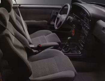 Інтэр'ер 1992 Hyundai S Coupe [North America] '1991–92