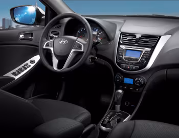 中控台 Hyundai Solaris (RB) '12.2010–14