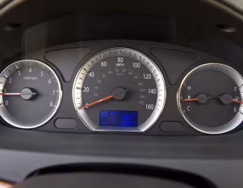Tableau de bord 2009–10 Hyundai Sonata [North America] (NF) '2008–10