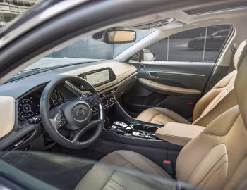 Интерьер 2020–23 Hyundai Sonata Limited [North America] (DN8) '2019–23
