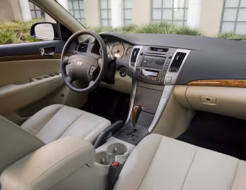 Interior 2009–10 Hyundai Sonata [North America] (NF) '2008–10
