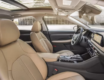 Интерьер 2020–23 Hyundai Sonata Limited [North America] (DN8) '2019–23