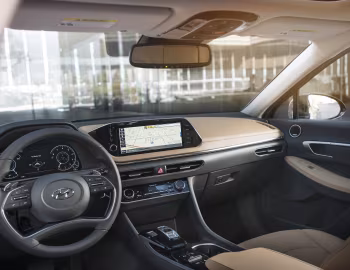 Интерьер 2020–23 Hyundai Sonata Limited [North America] (DN8) '2019–23