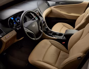 Интерьер 2011–15 Hyundai Sonata Blue Drive [North America] (YF) '2010–15
