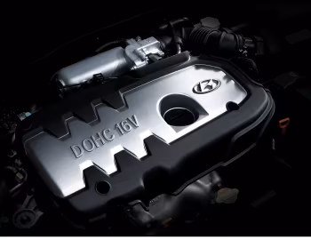 Под капотом Hyundai Verna (MC) '2009–10